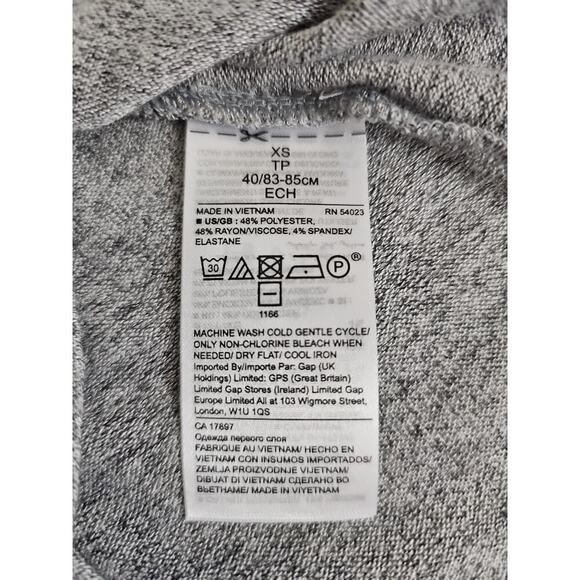 Banana Republic ~Woman Size XS~ Gray Signature Collection Sleeveless T-shirt NWT - Picture 4 of 12